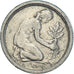 Münze, Deutschland, 50 Pfennig, 1949