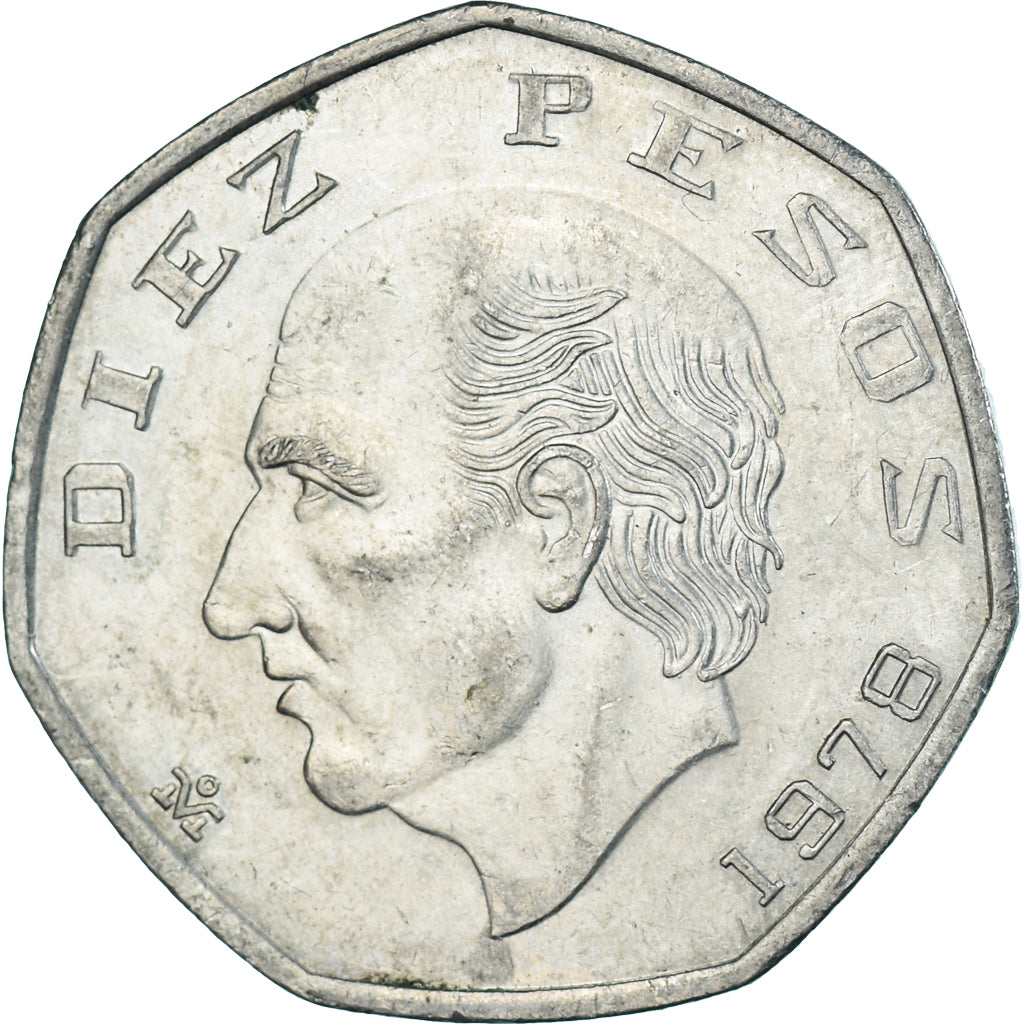 Moneta, Mexico, 10 Pesos, 1978
