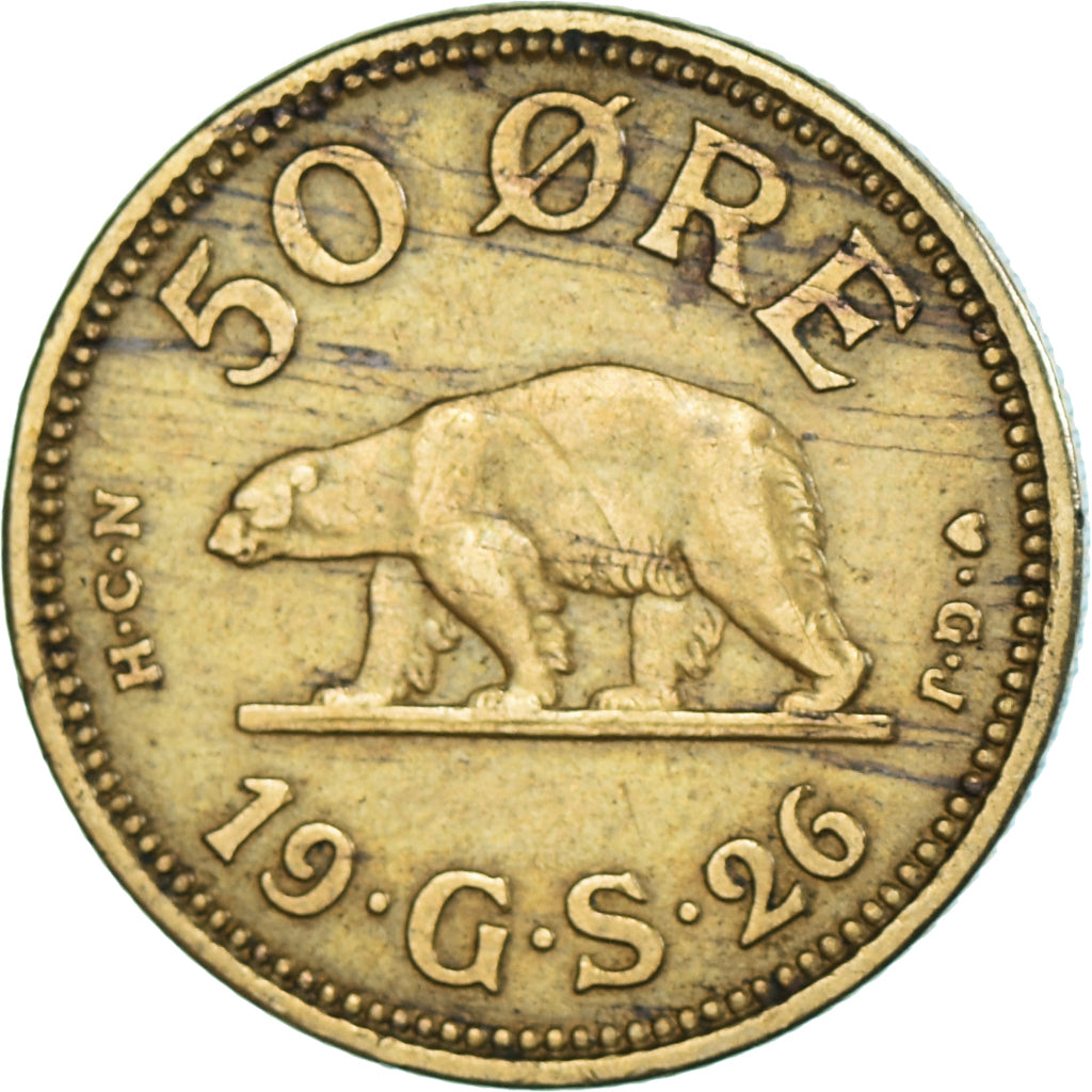 Moneta, Groenlandia, 50 Öre, 1926