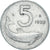 Moneta, Włochy, 5 Lire, 1953