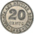 Monnaie, Malaisie, 20 Cents, 1954