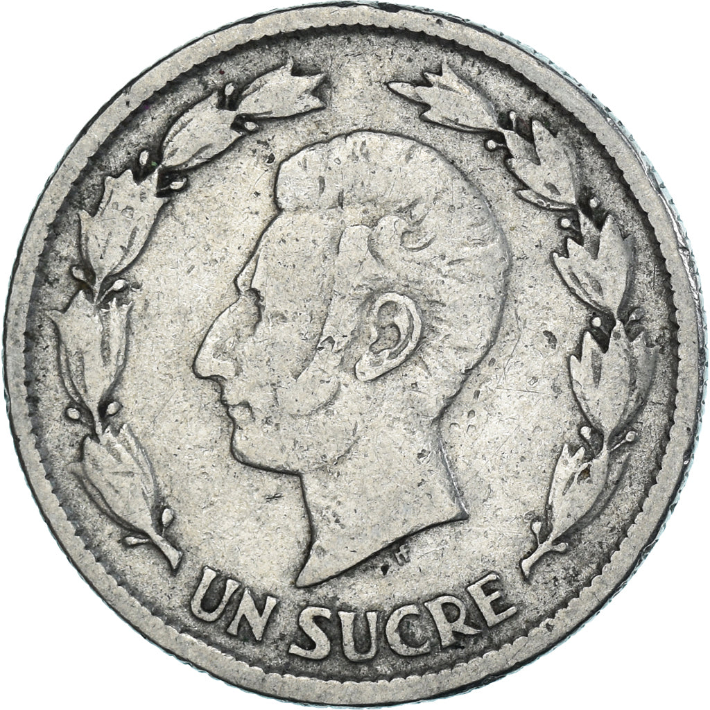 Monnaie, Équateur, Sucre, Un, 1937