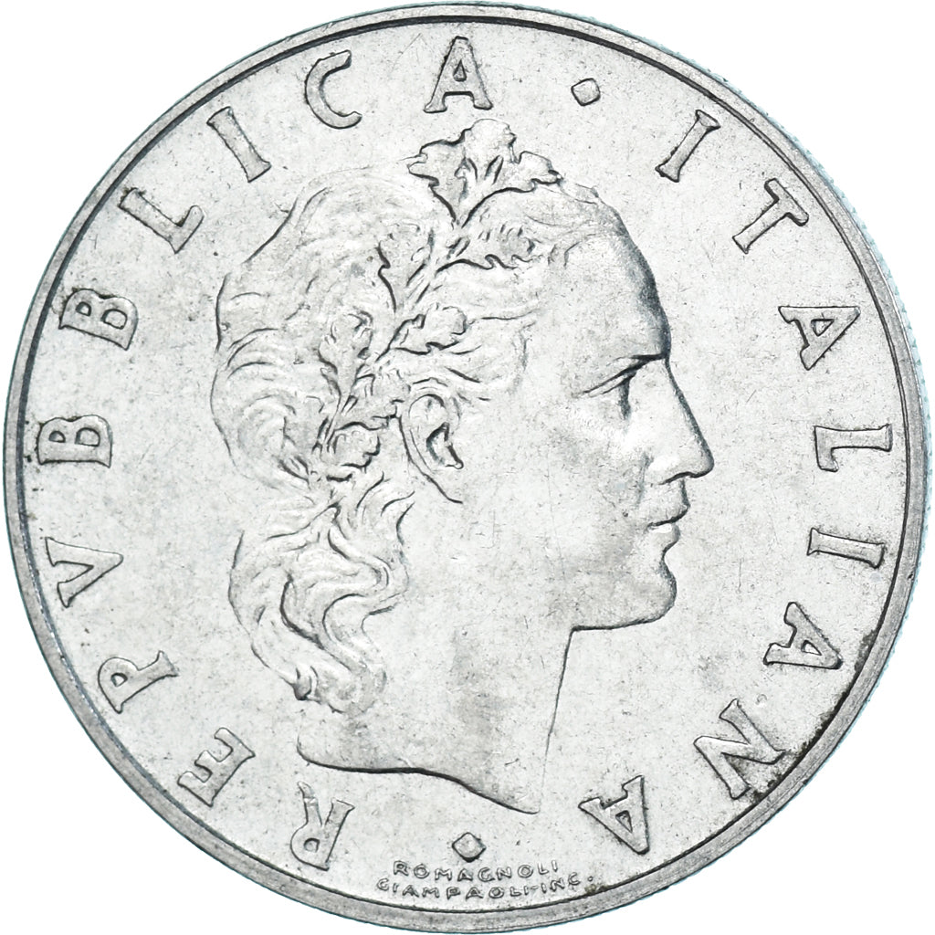 Monnaie, Italie, 50 Lire, 1956