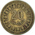 Moneta, Tunisia, 20 Millim, 1983