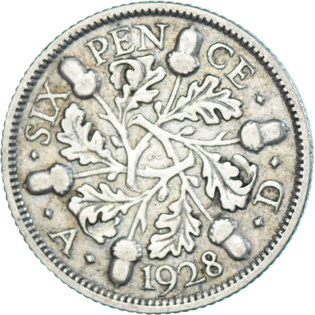 Moneta, Wielka Brytania, 6 Pence, 1928