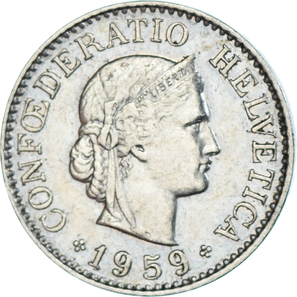Monnaie, Suisse, 10 Rappen, 1959