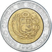 Monnaie, Pérou, 5 Nuevos Soles, 1995