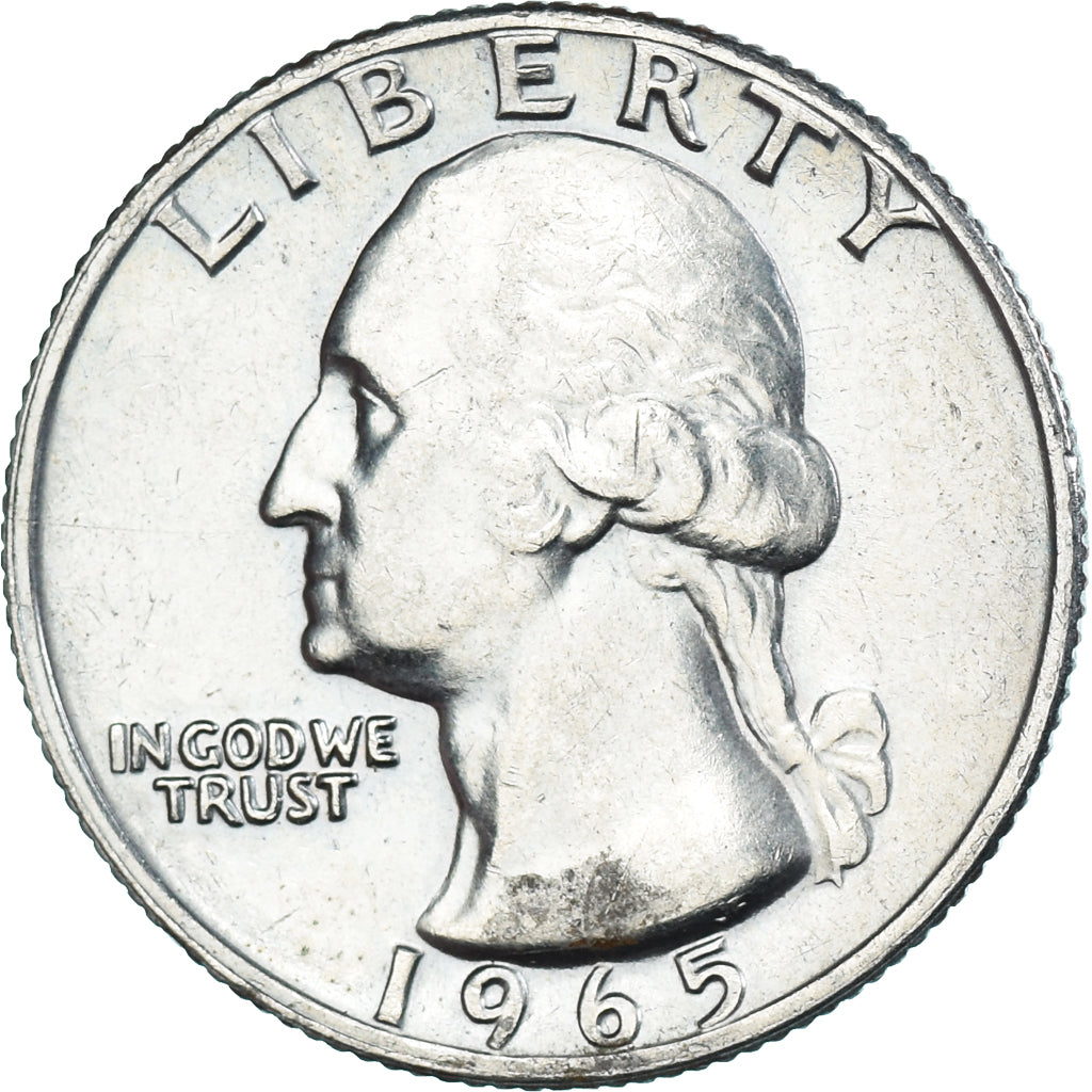 Monnaie, États-Unis, Quarter, 1965