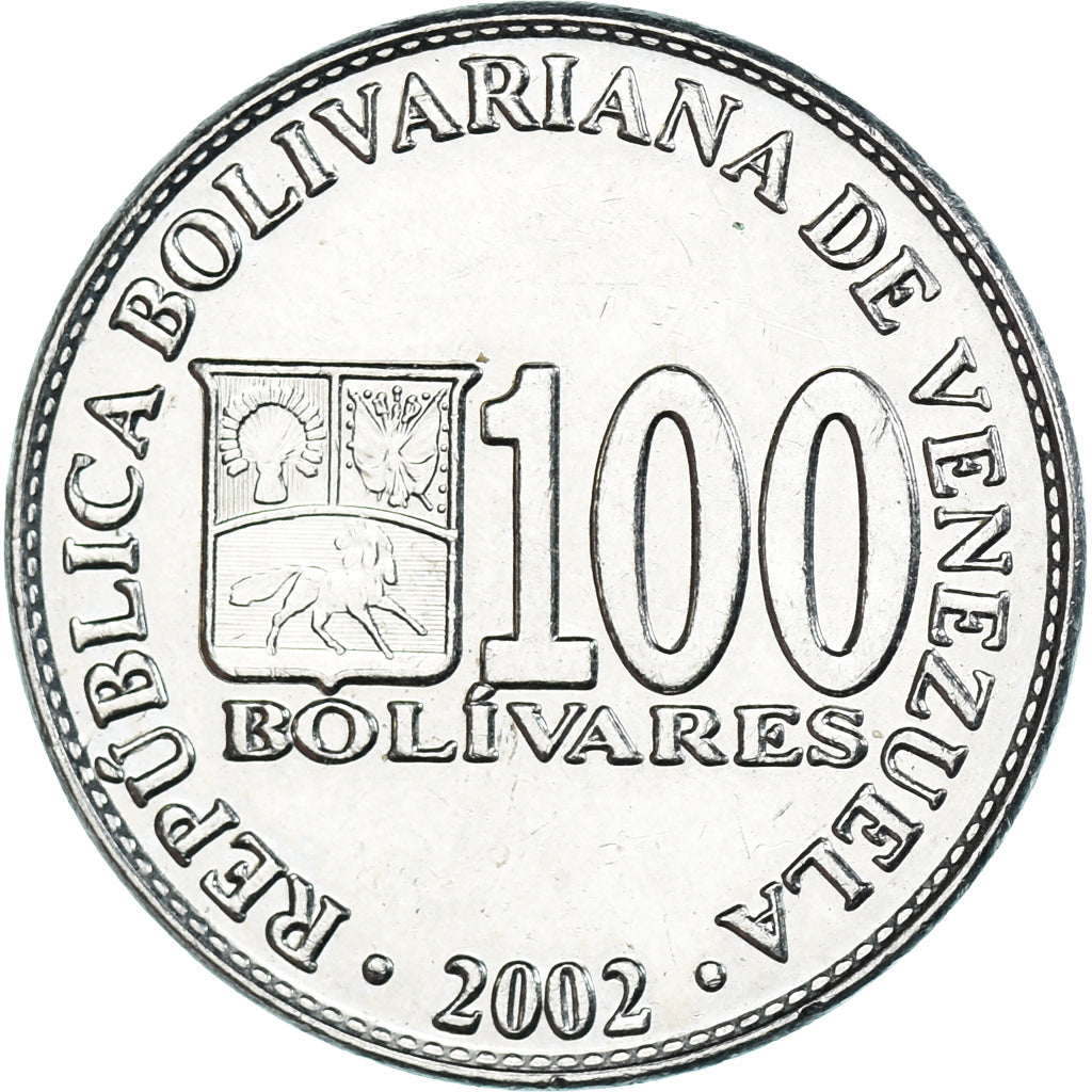 Monnaie, Venezuela, 100 Bolivares, 2002