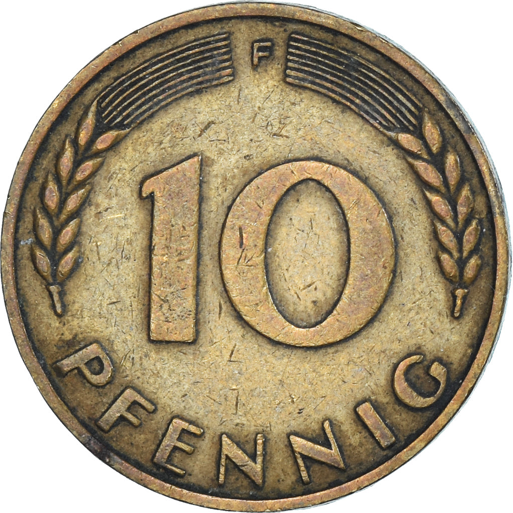 Monnaie, Allemagne, 10 Pfennig, 1949