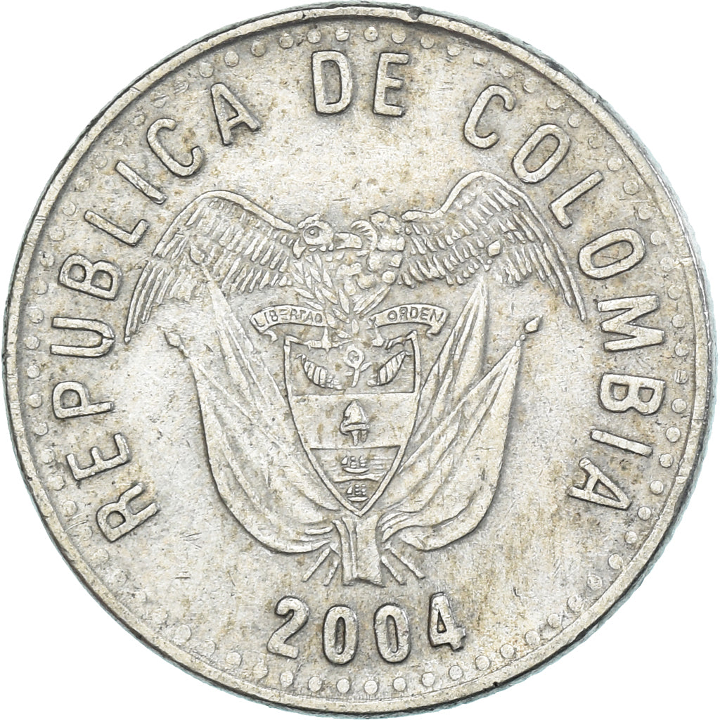 Moneta, Colombia, 50 Pesos, 2004