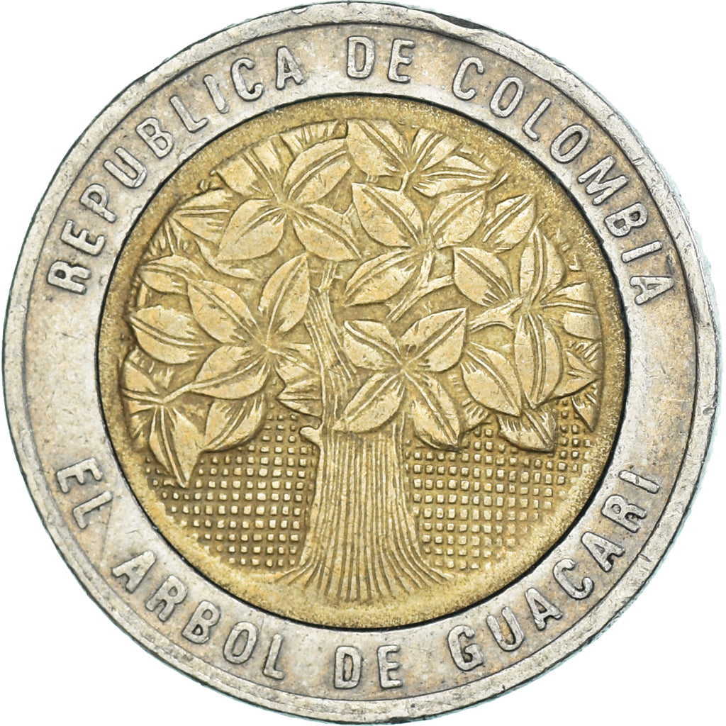 Moneta, Colombia, 500 Pesos, 1996