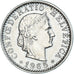 Moneda, Suiza, 20 Rappen, 1965