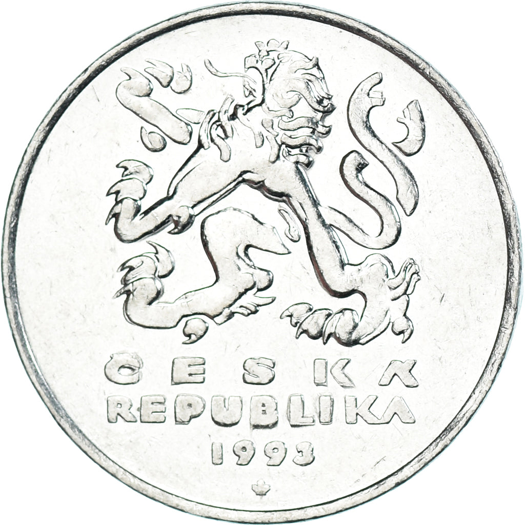 Coin, Czech Republic, 5 Korun, 1993