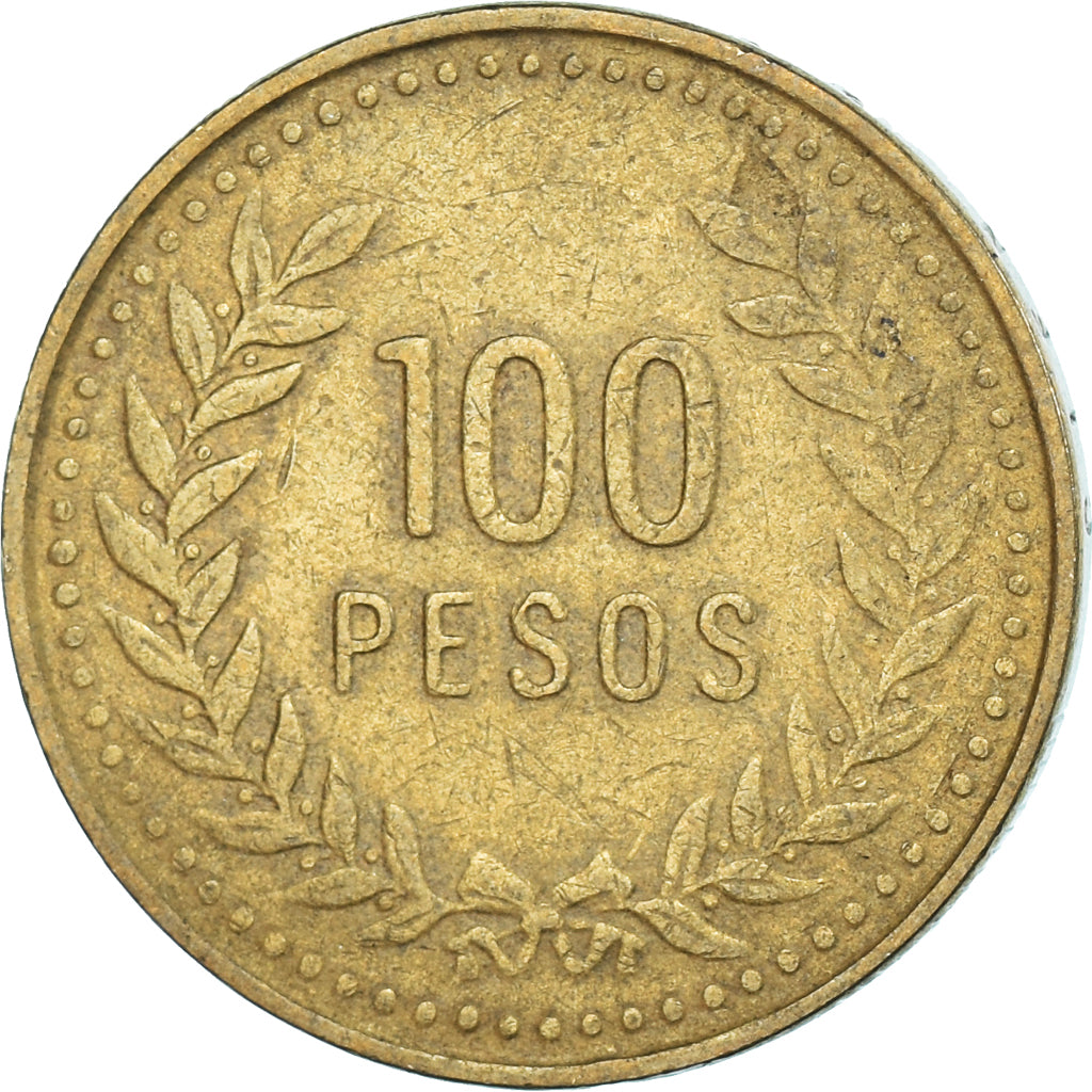 Coin, Colombia, 100 Pesos, 1993