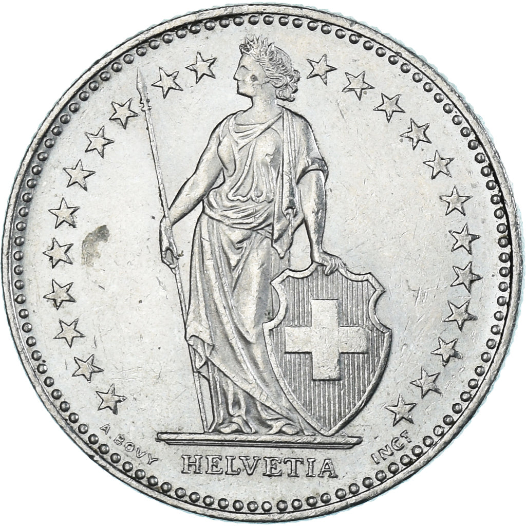 Moneda, Suiza, 2 Francs, 1995