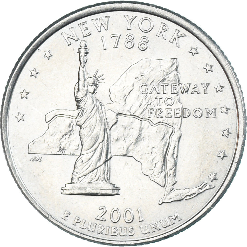 Münze, Vereinigte Staaten, Quarter, 2001