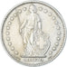 Moneda, Suiza, 2 Francs, 1968