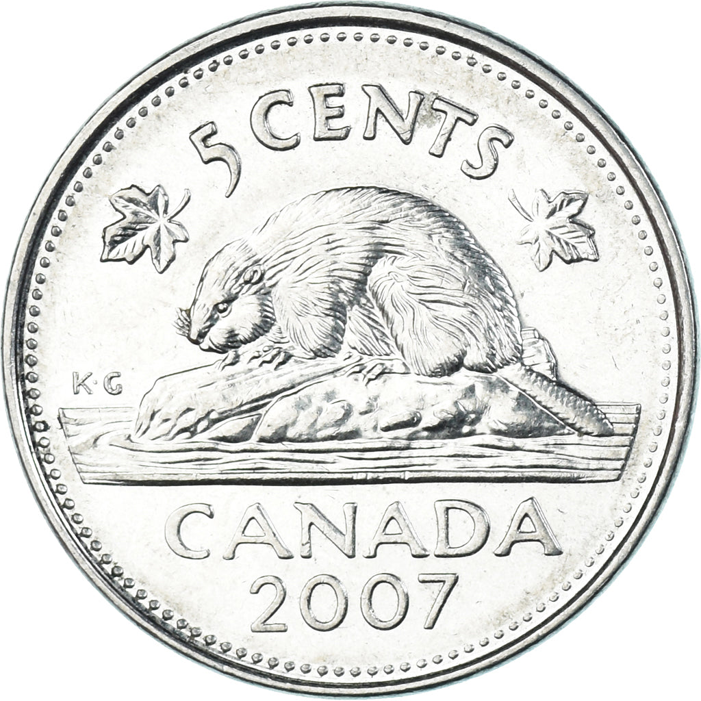 Moneta, Canada, 5 Cents, 2007