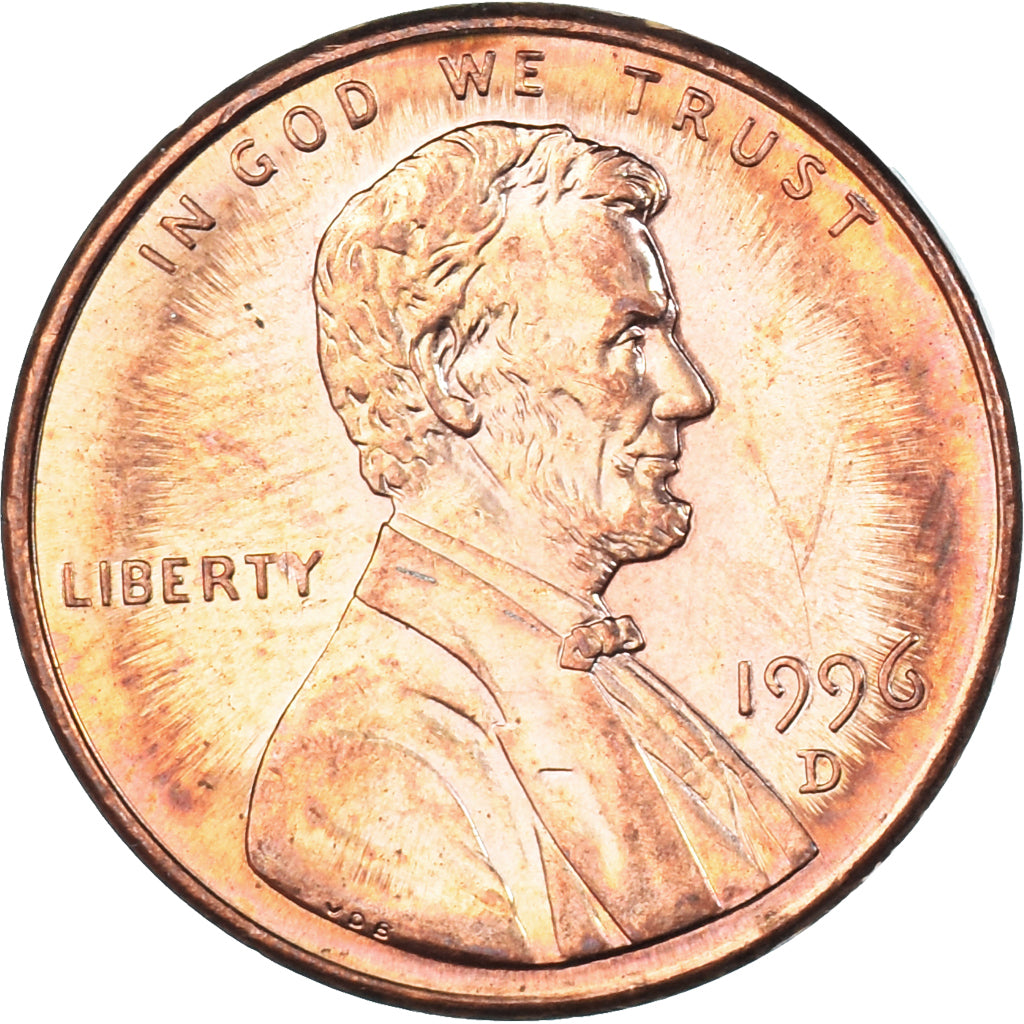 Moneta, Stati Uniti, Cent, 1996