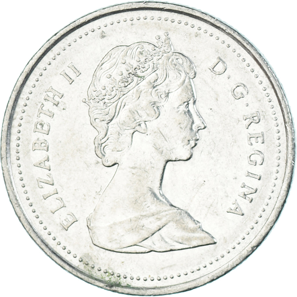Moneta, Canada, 25 Cents, 1988