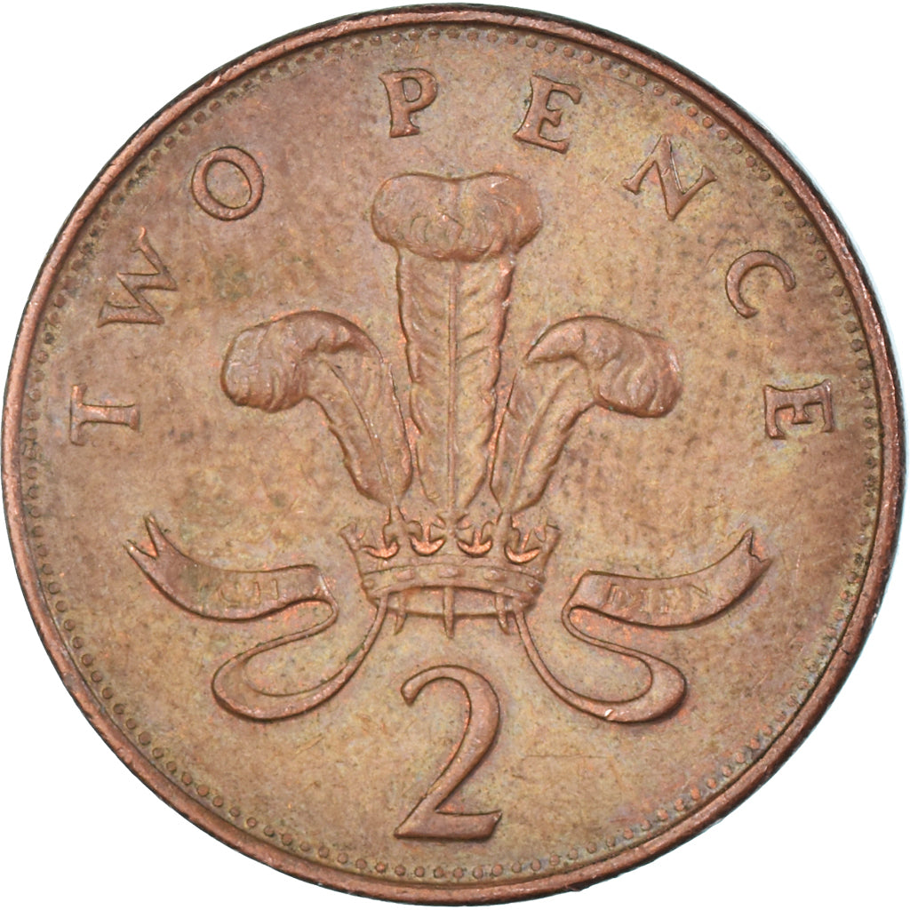 Coin, Great Britain, 2 Pence, 1993