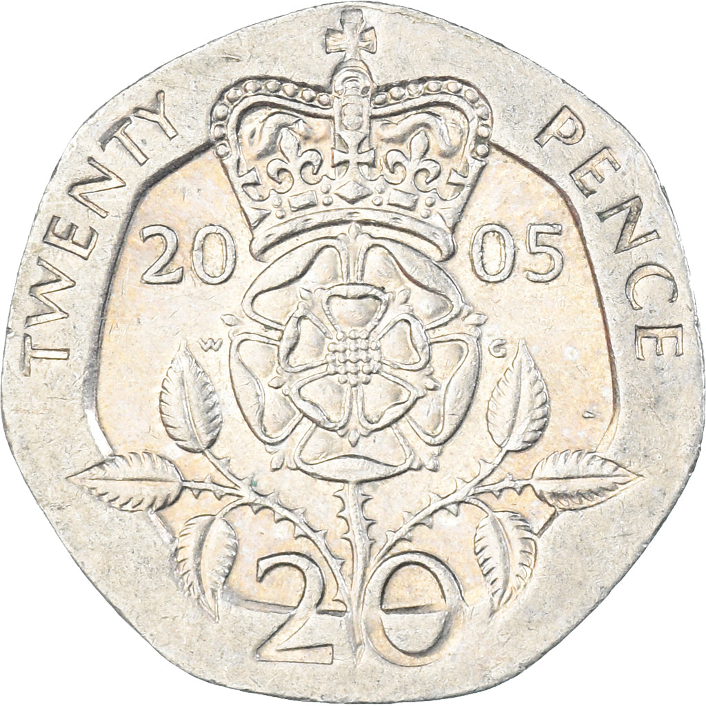 Coin, Great Britain, 20 Pence, 2005