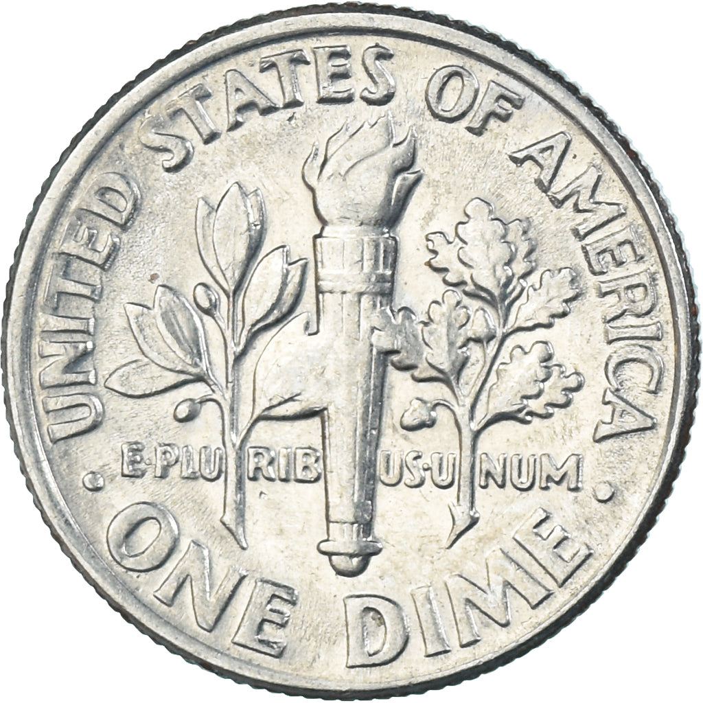 Moeda, Estados Unidos da América, Dime, 1990