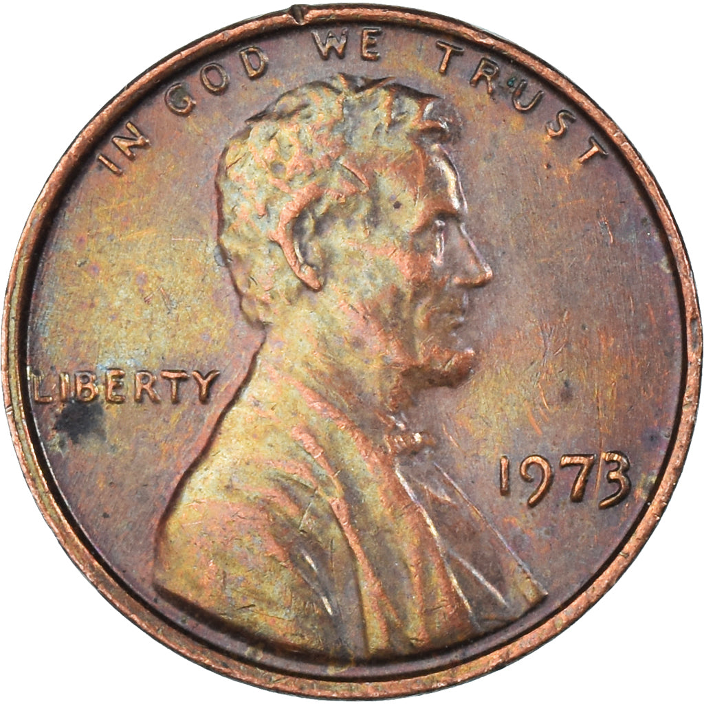 Moneta, Stati Uniti, Cent, 1973