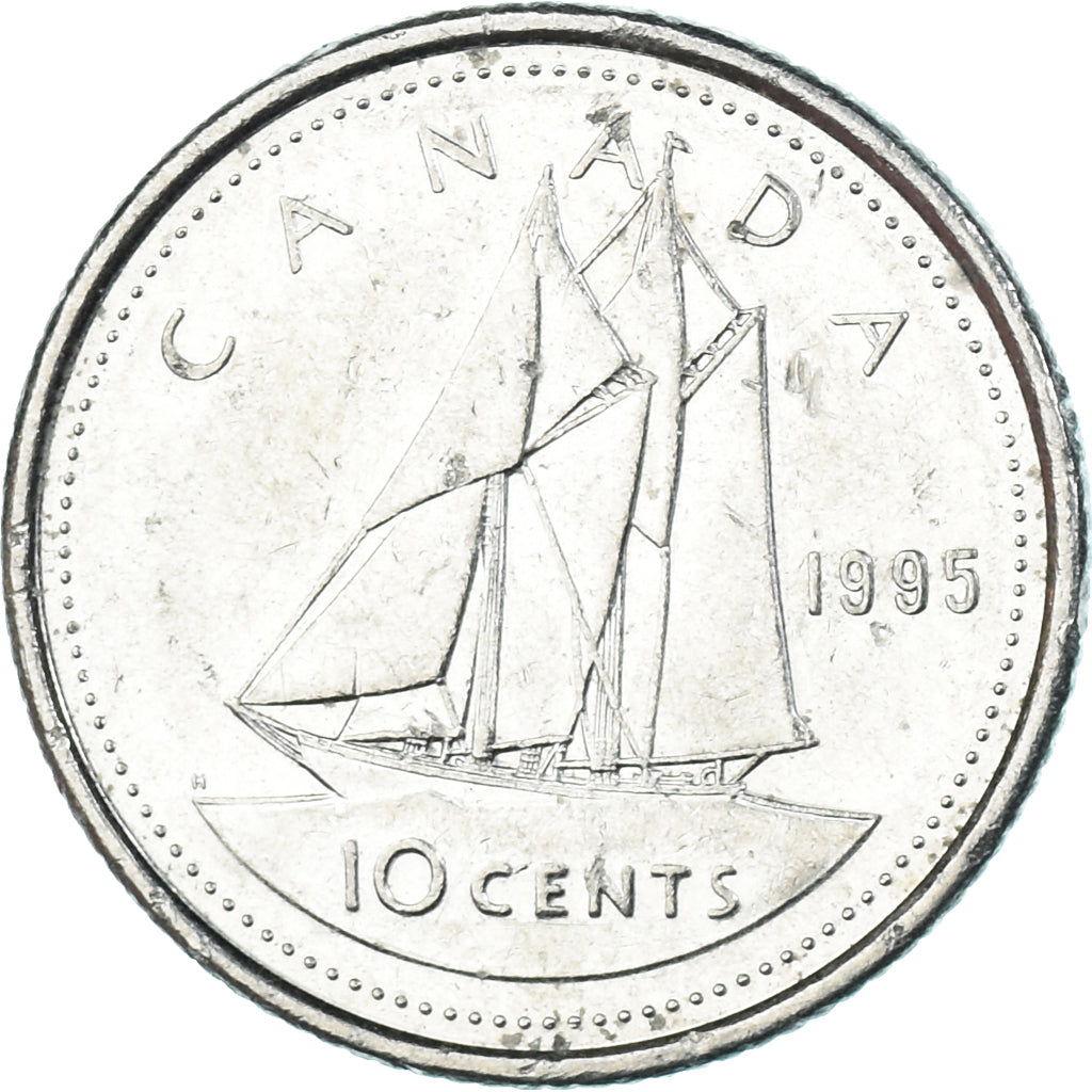 Moneta, Canada, 10 Cents, 1995