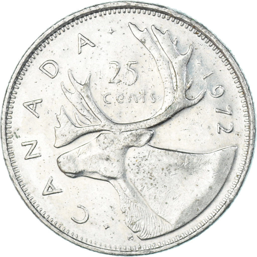 Moneta, Canada, 25 Cents, 1972