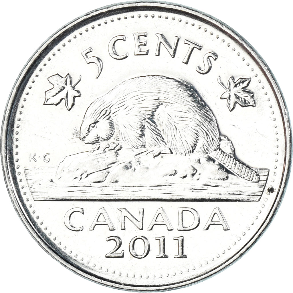 Moneta, Canada, 5 Cents, 2011
