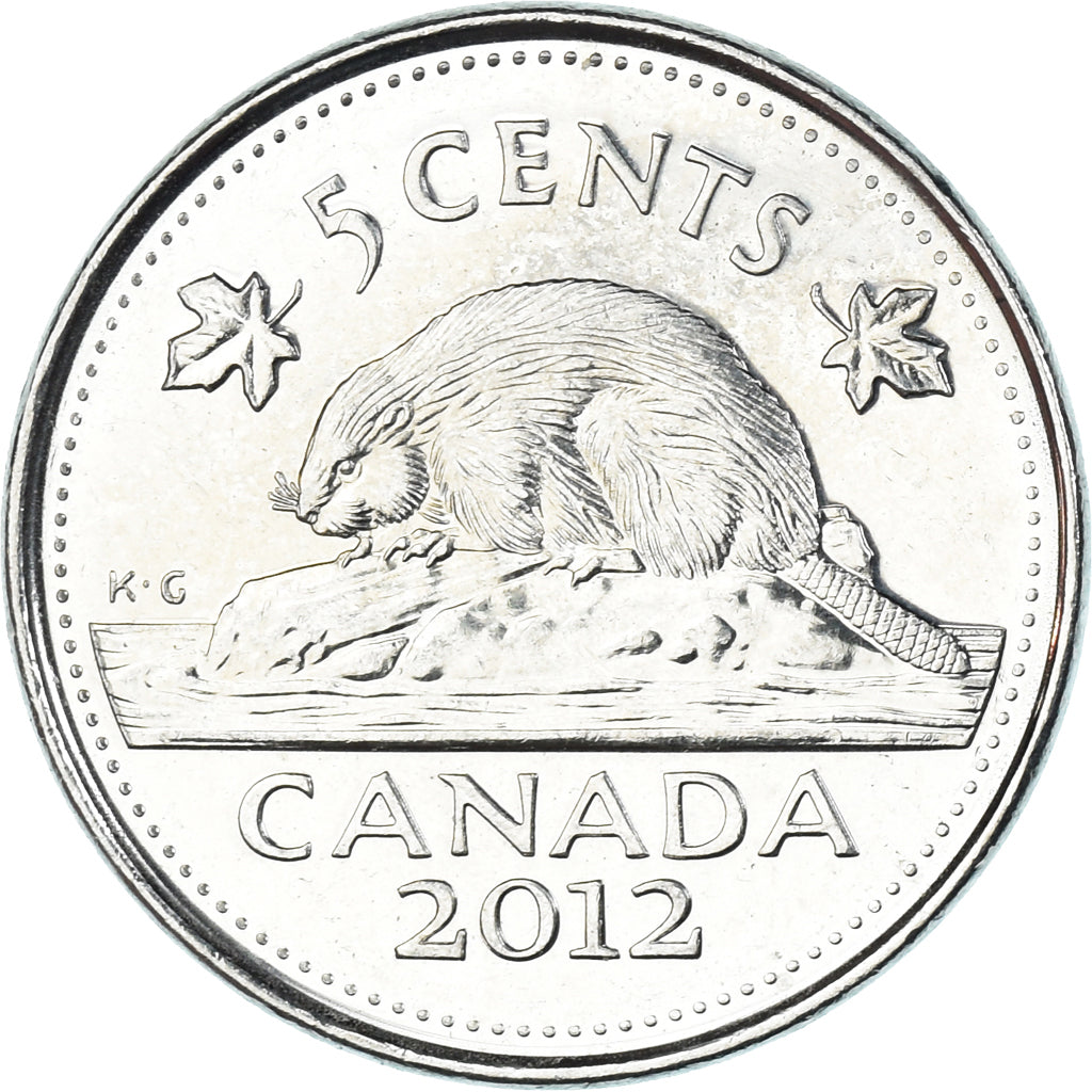 Moneta, Canada, 5 Cents, 2012