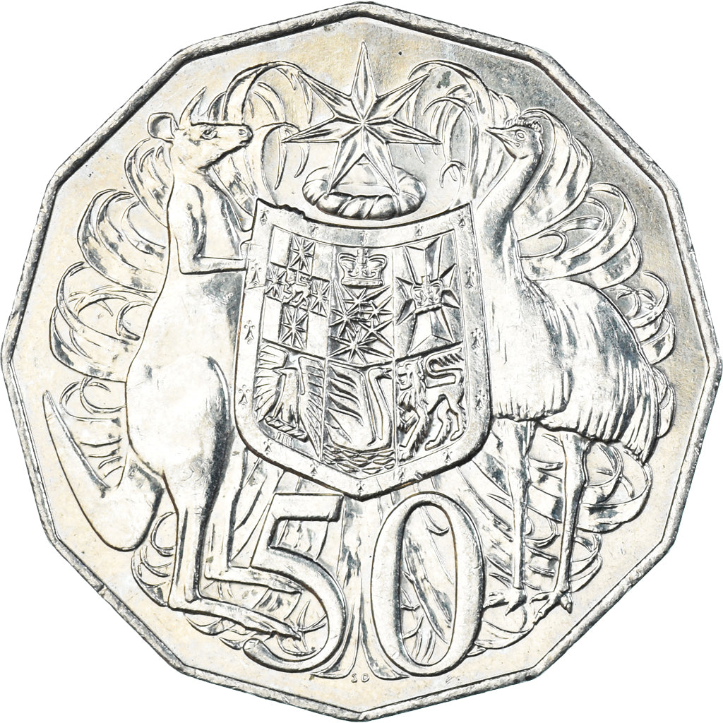 Münze, Australien, 50 Cents, 2008