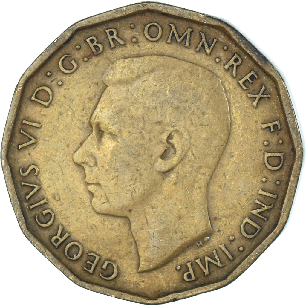 Monnaie, Grande-Bretagne, 3 Pence, 1943