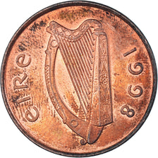 Coin, Ireland, 2 Pence, 1998