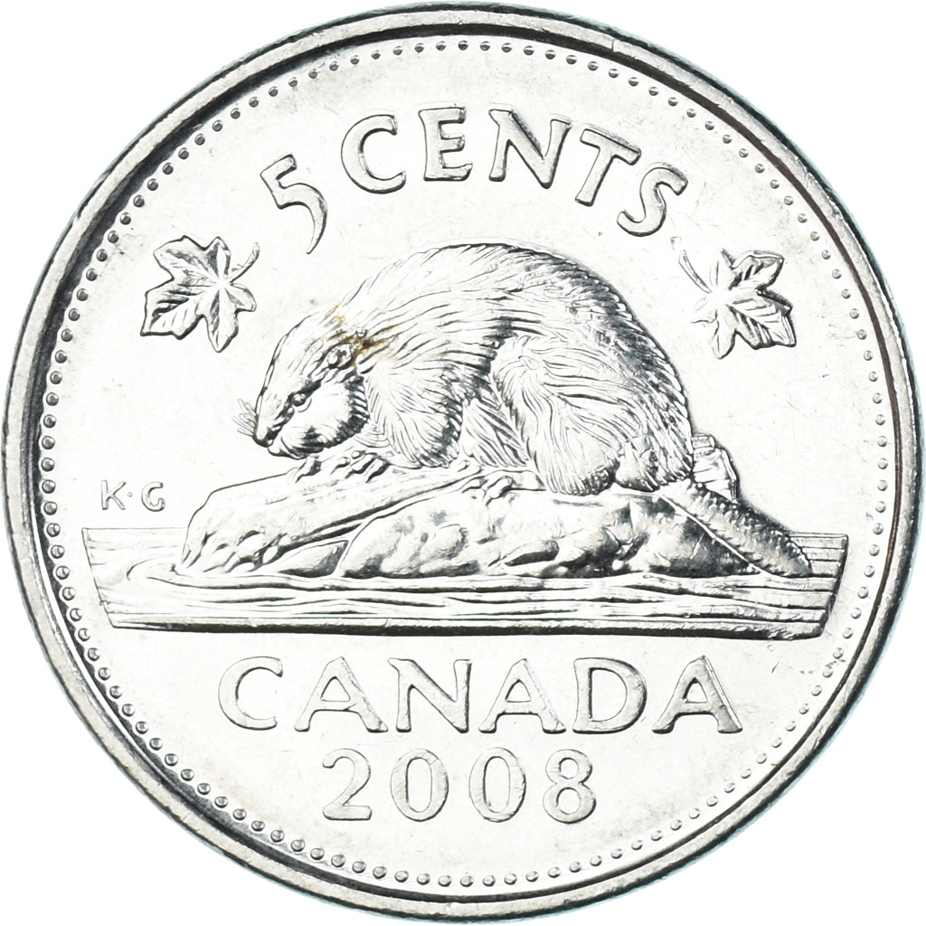 Moneta, Canada, 5 Cents, 2008