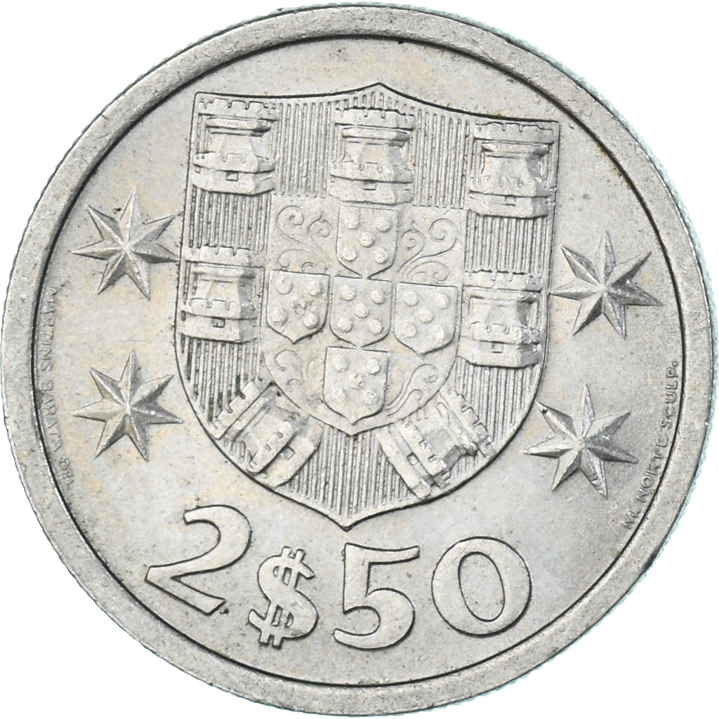 Coin, Portugal, 2-1/2 Escudos, 1970