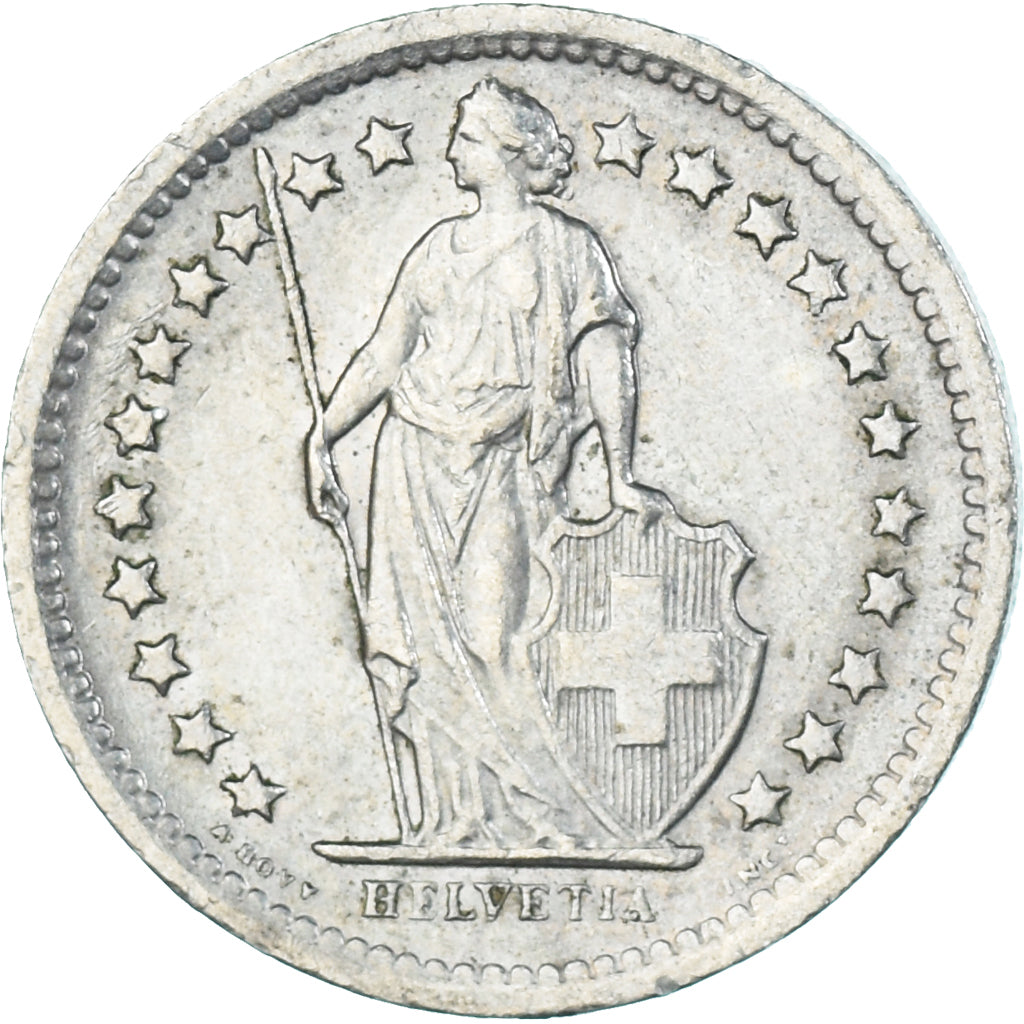 Monnaie, Suisse, 1/2 Franc, 1969