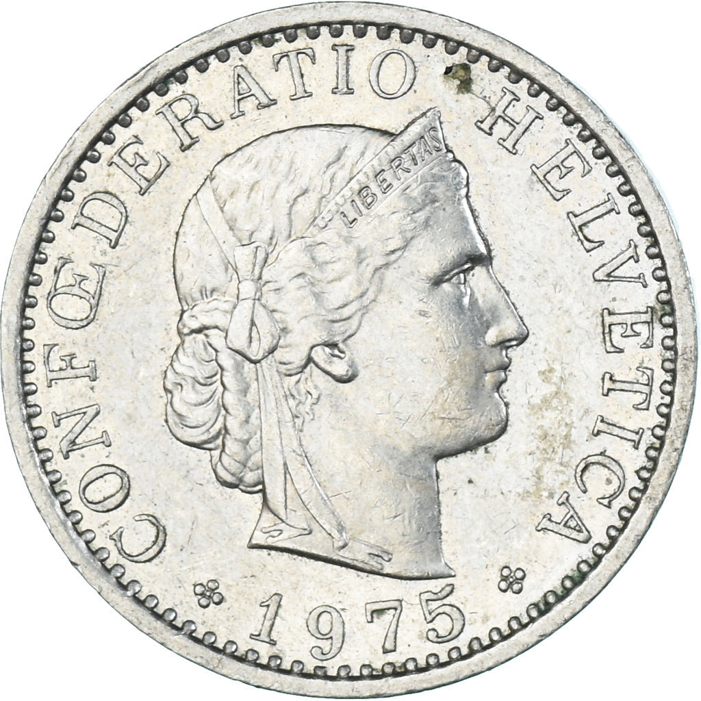 Monnaie, Suisse, 20 Rappen, 1975