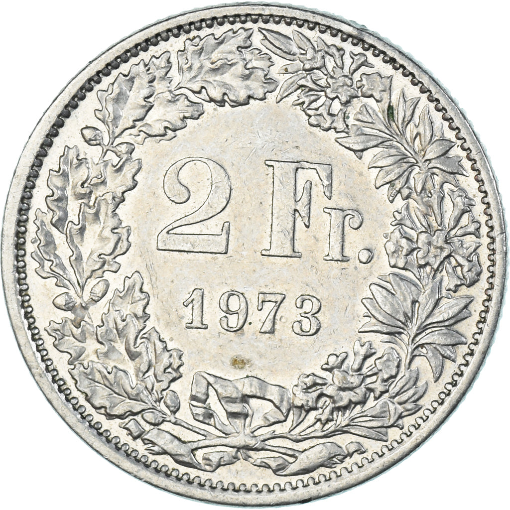 Moneta, Svizzera, 2 Francs, 1973