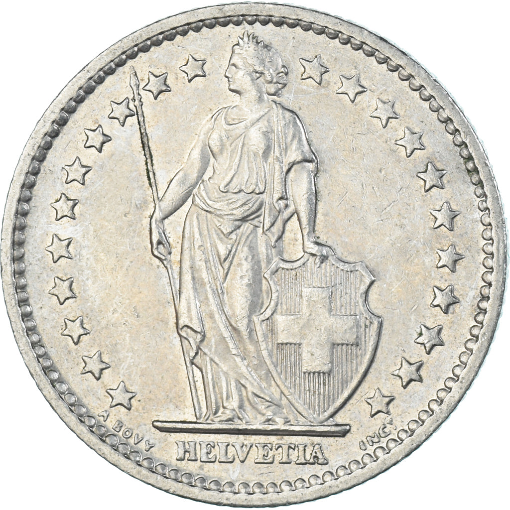 Coin, Switzerland, 2 Francs, 1974