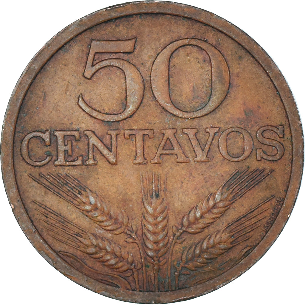 Moneta, Portogallo, 50 Centavos, 1970
