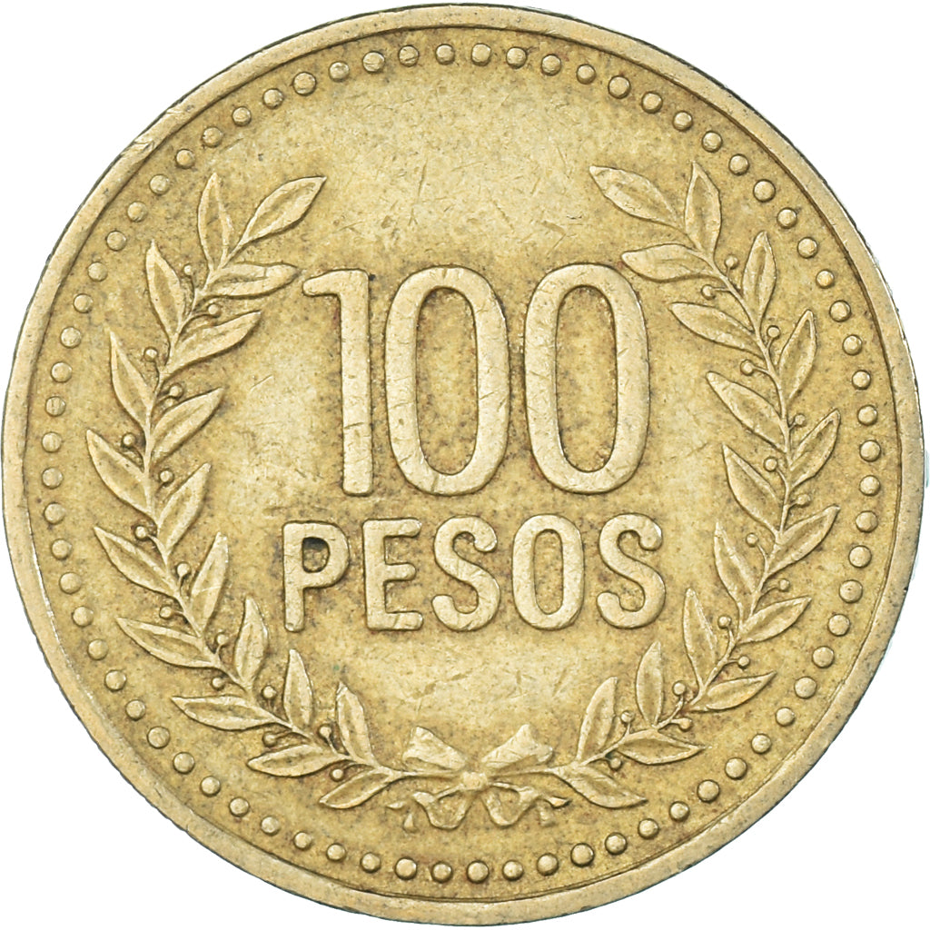 Moneta, Colombia, 100 Pesos, 1994