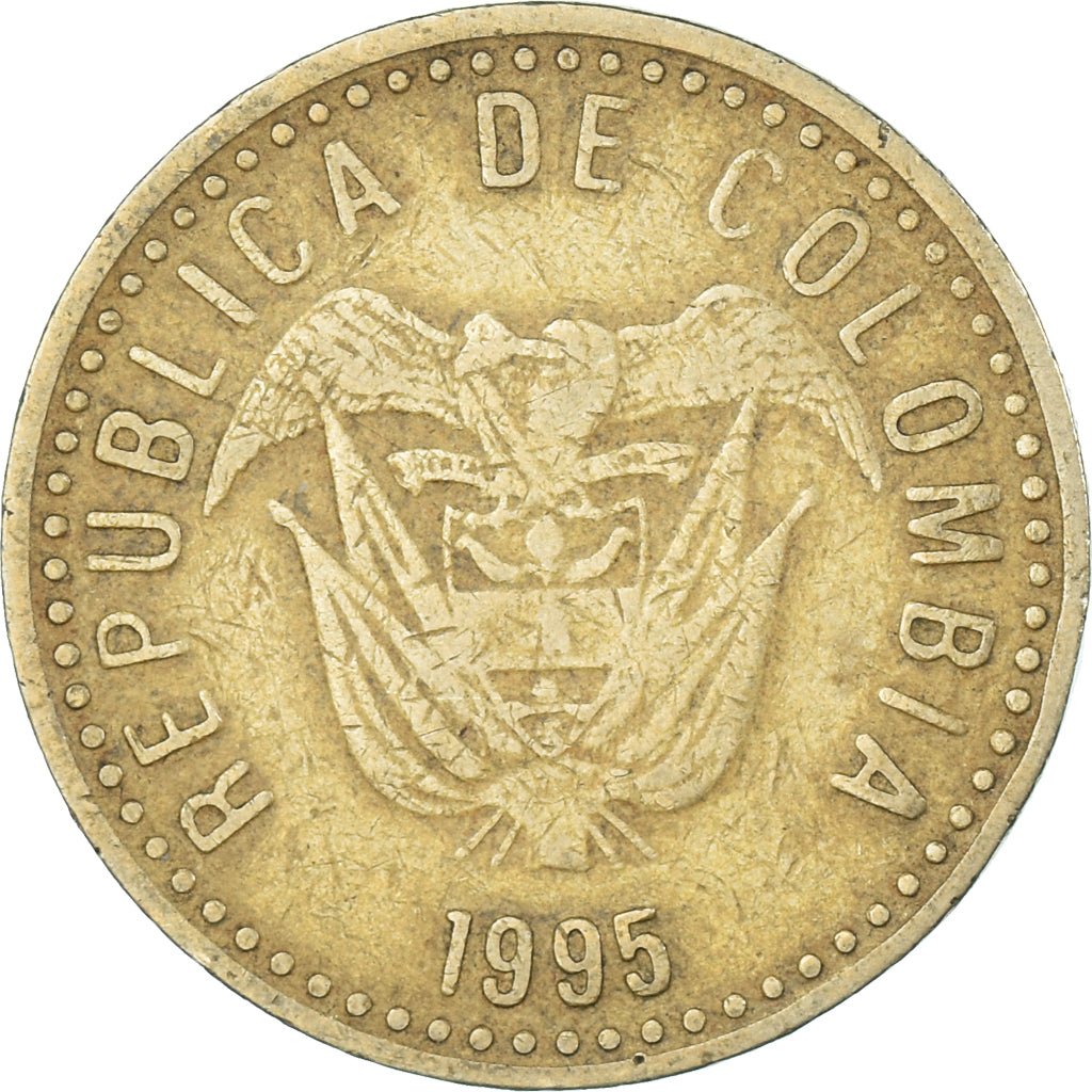 Moneda, Colombia, 100 Pesos, 1995