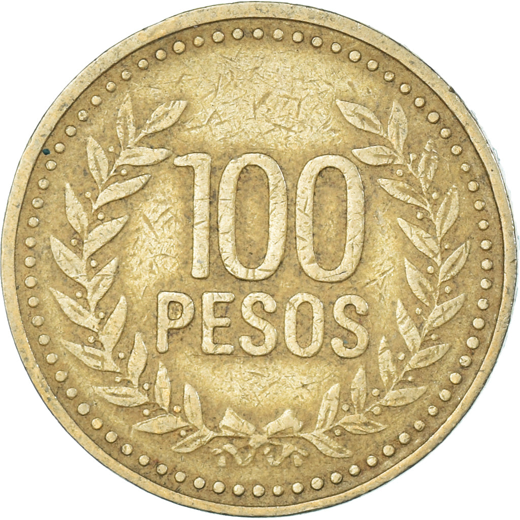 Moneda, Colombia, 100 Pesos, 1995