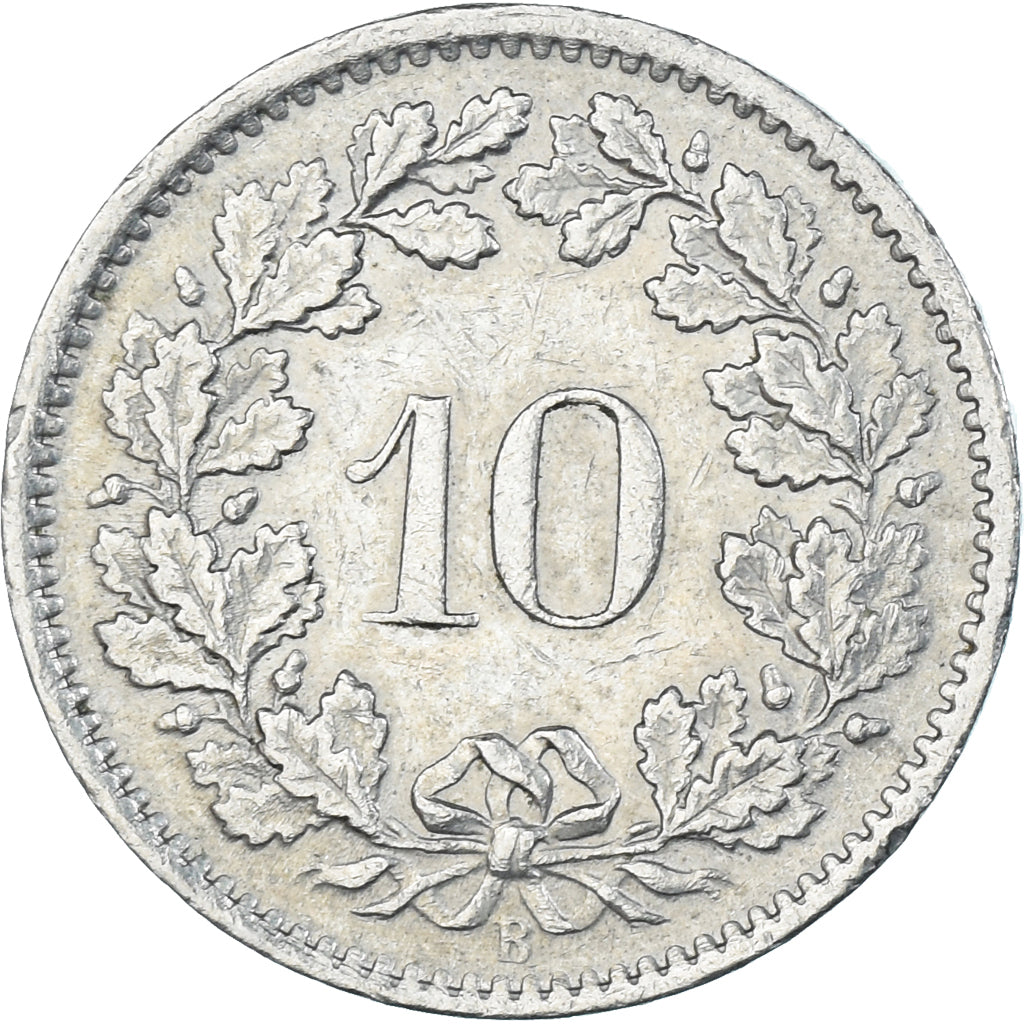 Moneda, Suiza, 10 Rappen, 1968