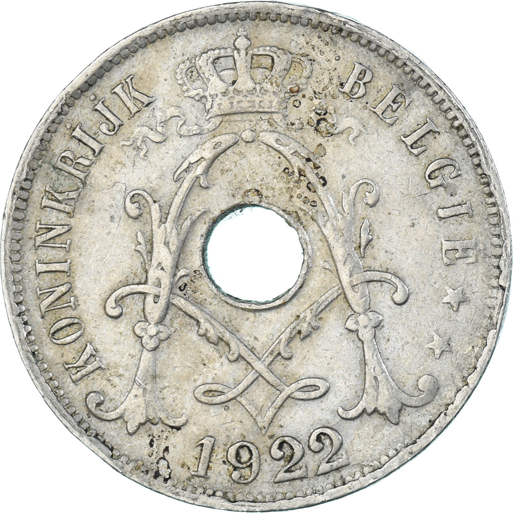 Munten, België, 25 Centimes, 1922