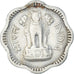 Monnaie, Inde, 10 Naye Paise, 1958