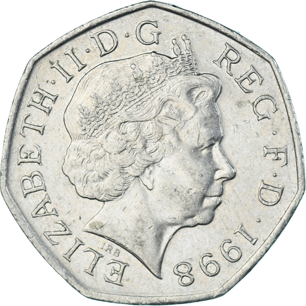 Coin, Great Britain, 50 Pence, 1998